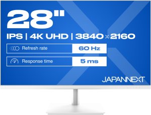 JAPANNEXT 71,1cm JN-IPS280UHD60F-P-W 16:9 HDMI/DP UHD 4