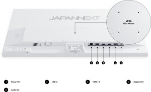 JAPANNEXT 71,1cm JN-IPS280UHD60F-P-W 16:9 HDMI/DP UHD 10