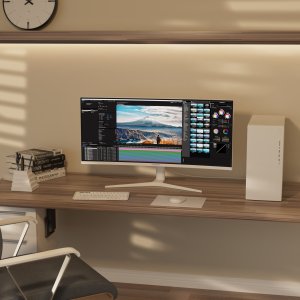 JAPANNEXT 86,4cm JN-IPS340UWQHD60C-C65W-HS-W curved UWQHD 3