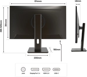 JAPANNEXT 68,5cm JN-IPS27FHDR-C65W-HSP 16:9 HDMI/DP FHD 3