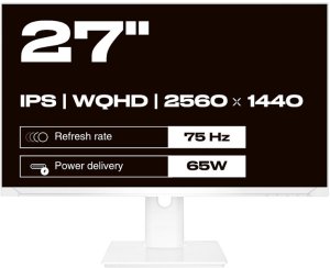 JAPANNEXT 68,5cm JN-IPS270WQHD75F-C65W-HSP-W HDMI/DP WQHD 2