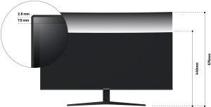 JAPANNEXT 95,3cm JN-IPS375UWQHD+75F-C65W-HS curved UWQHD+ 3