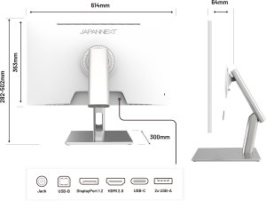JAPANNEXT 68,6cm JN-IPS27WQHDR-C65W-FLD-T HDMI/DP Touch WQHD 8