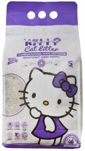 Żwirek dla kota LITTY KITTY Hello Kitty żwirek bentonit dla kota lawendowy 5L 2