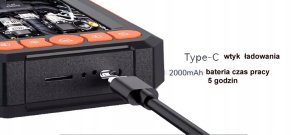 Endoskop Kamera INSPEKCYJNA FULL HD 5M Wyświetlacz IPS 4.3" LED CMOS 1080p 13