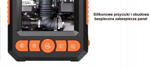 Endoskop Kamera INSPEKCYJNA FULL HD 5M Wyświetlacz IPS 4.3" LED CMOS 1080p 14