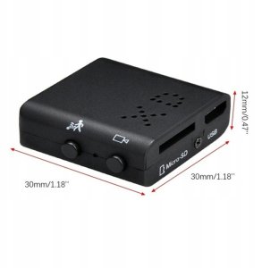 Mini kamera szpiegowska IP WiFi ukryta Full HD zdalny podgląd + aplikacja 13