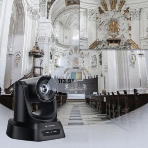 TONGVEO Kamera do wideokonferencji z mikrofonem 3x1080p 60 kl/s USB/HDMI 4