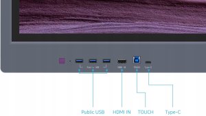 65HD1 METZ Monitor interaktywny 65 cali 4K dotykowy DLED Wi-Fi6 LAN 4GB/32GB 24/7 Android 11 z uchwytem ściennym 9