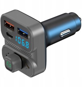 Transmiter FM Bluetooth 5.3 Ładowarka Samochodowa USB Type-C PD 36W Proove / FMLX20120003 / LUXOR SE 4