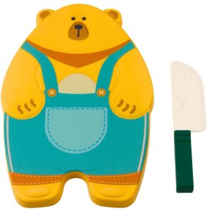 Zestaw Do Krojenia Owoce Deska Nóż Akcesoria Edukacyjne Dla Dzieci LEAN Toys 3