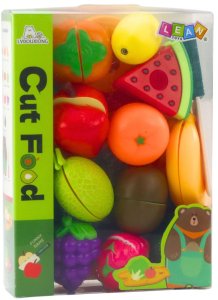 Zestaw Do Krojenia Owoce Deska Nóż Akcesoria Edukacyjne Dla Dzieci LEAN Toys 5