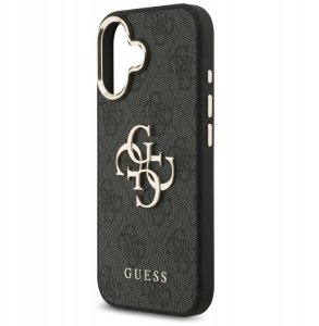 Etui Guess 4G Big 4G Classic Logo do iPhone 17 czarny złoty 6