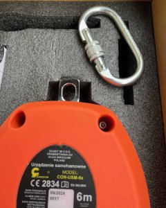 Consorte Urządzenie Samohamowne 6 Metrów Usm Srl Lina Stalowa Asekuracja Con-Usm-6S 5901832518792 5