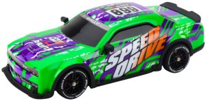 LeanToys Auto Sportowe Zdalnie Sterowane RC Podświetlana Karoseria Drift Zielone 2