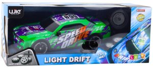 LeanToys Auto Sportowe Zdalnie Sterowane RC Podświetlana Karoseria Drift Zielone 4
