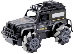 LeanToys Samochód Terenowy Zdalnie Sterowany RC Obrót O 360° 1:12 Czarny 2