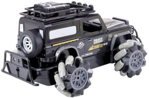 LeanToys Samochód Terenowy Zdalnie Sterowany RC Obrót O 360° 1:12 Czarny 3