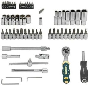 SCREW AND SOCKET SET ROCKFORCE 66PCS 3