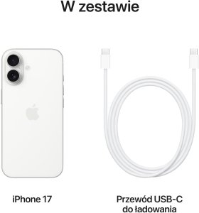 Smartfon Apple iPhone 17 8/256GB Biały  (MG6K4HX-A) 7