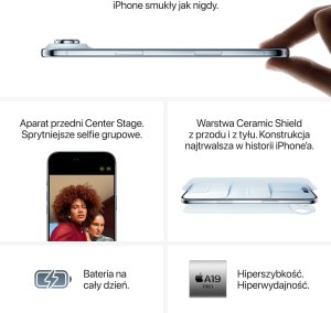 Smartfon Apple iPhone Air 5G 512GB Biały  (MG2T4ZD/A) 5