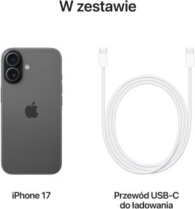 Smartfon Apple iPhone 17 8/256GB Czarny  (MG6J4HX-A) 7