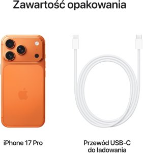 Smartfon Apple iPhone 17 Pro 5G 12/1TB Pomarańczowy  (MG8Q4ZD/A) 8