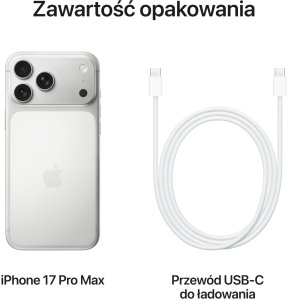 Smartfon Apple iPhone 17 Pro Max 5G 256GB Srebrny (MFYM4) 8