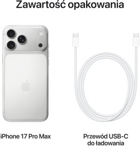 Smartfon Apple iPhone 17 Pro Max 512GB Srebrny (MFYQ4) 8