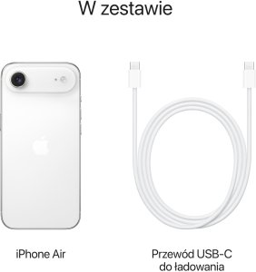 Smartfon Apple iPhone Air 5G 256GB Biały 7