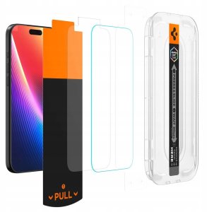 Spigen Glass tR EZ Fit Pro HD (Privacy) 1 Pack, transparency - iPhone 17/16 Pro / 17 4