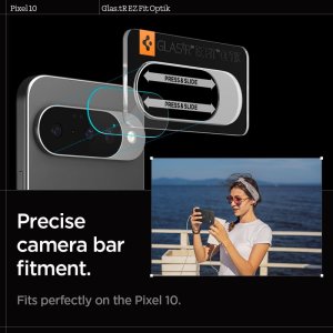 Spigen Glass tR EZ Fit Optik 2 Pack, crystal clear - Google Pixel 10 12