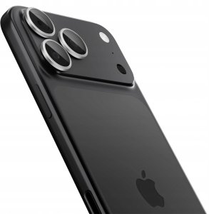 Spigen Glass tR EZ Fit Optik Pro 2 Pack, silver - iPhone 17/16/15/14 Pro / 17/16/15/14 Pro Max 3