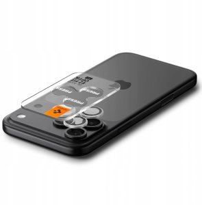 Spigen Glass tR EZ Fit Optik Pro 2 Pack, silver - iPhone 17/16/15/14 Pro / 17/16/15/14 Pro Max 5