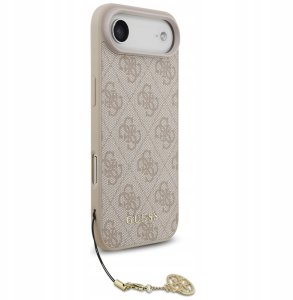 Etui Guess 4G Charms Collection MagSafe  do iPhone Air różowy 3