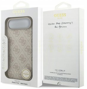 Etui Guess 4G Charms Collection MagSafe  do iPhone Air różowy 7