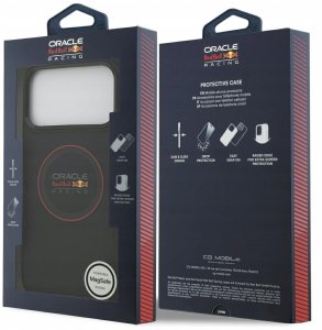 Red Bull Etui Meshed Red Ring & Metal Buttons MagSafe do iPhone 17 Pro Max granatowy 8