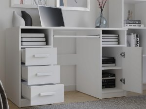 Biurko Delta Białe 120 cm x 60 cm 4