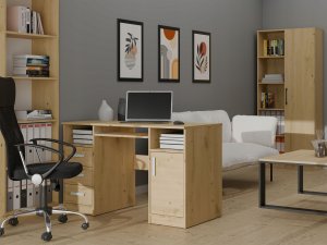 Biurko Delta Dąb Artisan 120 cm x 60 cm 3