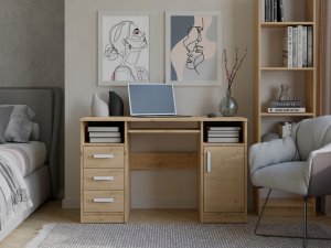 Biurko Delta Dąb Artisan 120 cm x 60 cm 4