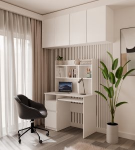 Biurko Porto Białe 98 cm x 51 cm 3