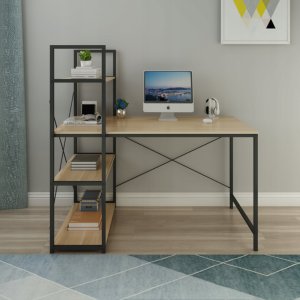 Biurko ModernHome Beżowe 120 cm x 64 cm 5