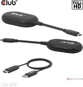 Adapter AV CLUB3D CSV-2570 huby i koncentratory USB Type-C 4