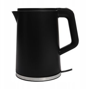 Czajnik elektryczny bezprzewodowy turystyczny 1500 W 1.2 l obrotowy czarny 5