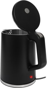 Czajnik elektryczny bezprzewodowy turystyczny 1500 W 1.2 l obrotowy czarny 7