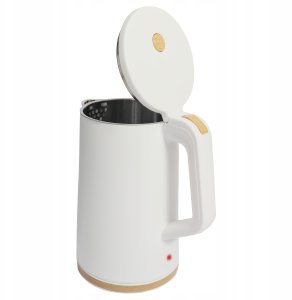 Czajnik elektryczny bezprzewodowy turystyczny 1500 W 1.7 l obrotowy biały 5