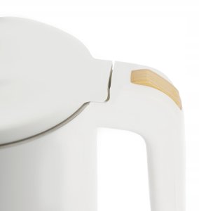 Czajnik elektryczny bezprzewodowy turystyczny 1500 W 1.7 l obrotowy biały 7