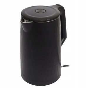 Czajnik elektryczny bezprzewodowy turystyczny 1500 W 1.8 l obrotowy czarny 3