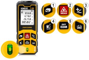 Dalmierz laserowy 60 m Humberg HM-173 6