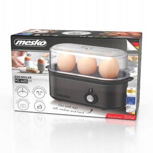 Jajowar na 3 jaja Mesko, Ciemny szary, MS 4485 GM 2